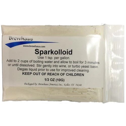 Clearing Agent - Sparkolloid (1/3 oz.)